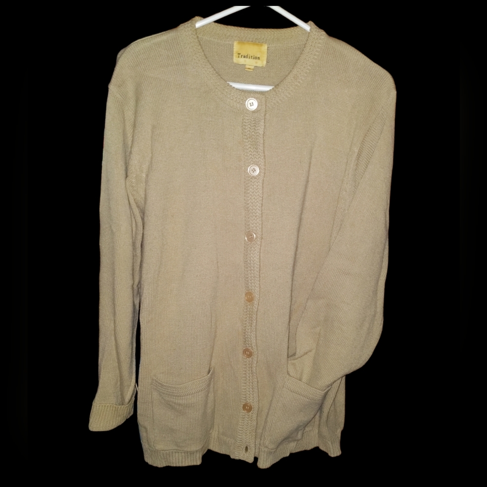 Tradition Tan Sweater XL